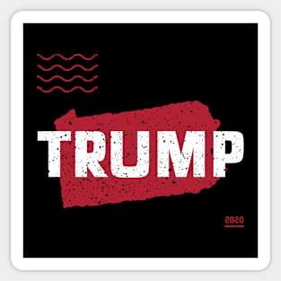 Trump Pennsylvania 2020 - Red Wave, Red State Sticker